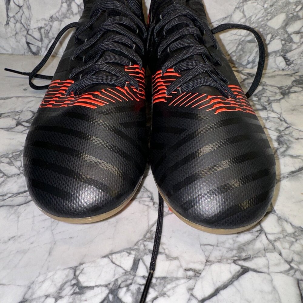 Adidas 17.3 Nemesis Kids 6 Cleats Black Neon Coral NEW - Picture 5 of 5